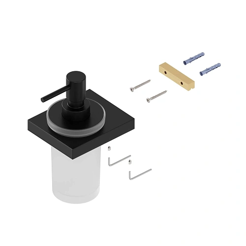 Дозатор жидкого мыла Timo Petruma 15239/03 черный Дозатор жидкого мыла Timo Petruma 15239/03 черный