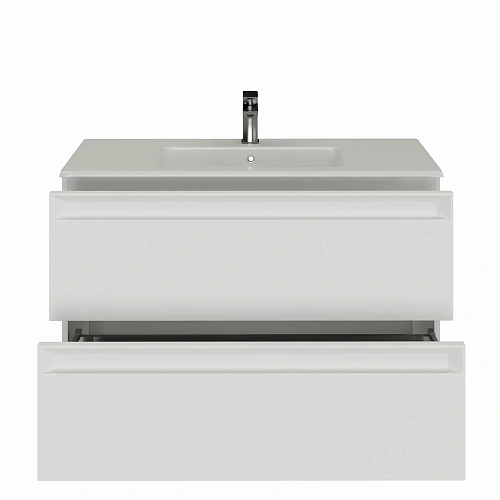 Тумба под раковину Allen Brau Eclipse 100 1.E1003.WM 2.0 белый матовый Тумба под раковину Allen Brau Eclipse 100 1.E1003.WM 2.0 белый матовый