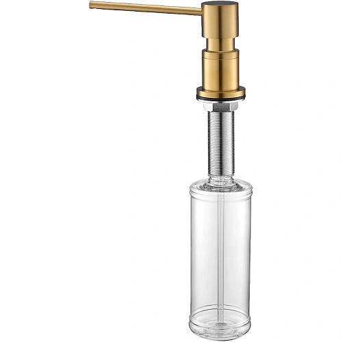 Дозатор жидкого мыла Paulmark KRAFT D003-BG брашированное золото Дозатор жидкого мыла Paulmark KRAFT D003-BG брашированное золото