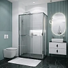 Душевой уголок GROSSMAN Style 100.K33.05.130.10.02-200.K33.05.80.10.02 (130х80х195) раздвижная(левая),хром,стекло шиншилла Душевой уголок GROSSMAN Style 100.K33.05.130.10.02-200.K33.05.80.10.02 (130х80х195) раздвижная(левая),хром,стекло шиншилла