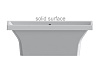 Картинка анонса товара «ванна отдельностоящая astra-form капри 01010087 solid surface 1800х800»