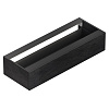 Картинка анонса товара «тумба под раковину cezares cadro-120-1c-so-nr-blum nero 800x460 подвесная»