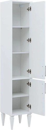 Шкаф-пенал Aquanet Бостон New 35 00306370 белый сатин Шкаф-пенал Aquanet Бостон New 35 00306370 белый сатин