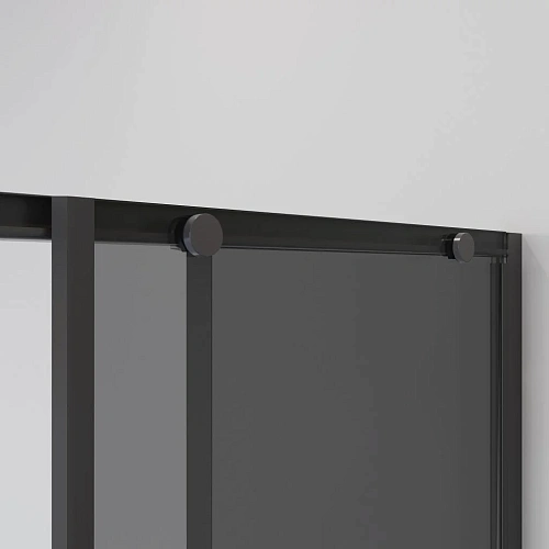 Душевой уголок Niagara Nova NG-2822-34BLACK (80x80x195) квадратная, раздвижная, черный матовый, стекл тонированное Душевой уголок Niagara Nova NG-2822-34BLACK (80x80x195) квадратная, раздвижная, черный матовый, стекл тонированное