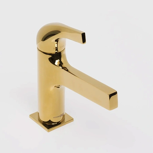 Смеситель для раковины WasserKRAFT Sauer 7103 золото Смеситель для раковины WasserKRAFT Sauer 7103 золото