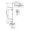 Душевая система WasserKRAFT A113.117.059.CH Thermo с термостатом хром Душевая система WasserKRAFT A113.117.059.CH Thermo с термостатом хром