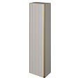 Детальная картинка товара «шкаф-пенал armadi art quatro рифл cashmere fugа профиль matt gold 791-cm-rib-mg»