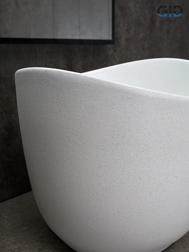 Раковина Gid N9303wg 51221 накладная белый матовый / белый графит 36x36x32 Раковина Gid N9303wg 51221 накладная белый матовый / белый графит 36x36x32