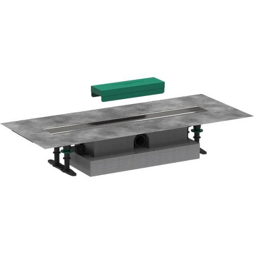 Душевой лоток Hansgrohe uBox universal для установки вровень с полом, внешняя часть слива 60 см 56016180. Душевой лоток Hansgrohe uBox universal для установки вровень с полом, внешняя часть слива 60 см 56016180.