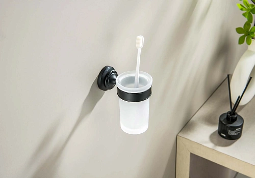 Стакан Aquatek КЛАССИК AQ4527MB черный матовый Стакан Aquatek КЛАССИК AQ4527MB черный матовый