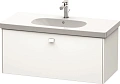 Тумба под раковину Duravit Brioso BR404701818 подвесная 102 см белая Тумба под раковину Duravit Brioso BR404701818 подвесная 102 см белая
