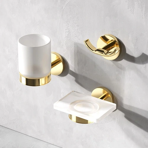 Мыльница AM.PM X-Joy A85A34299 стеклянная золото Мыльница AM.PM X-Joy A85A34299 стеклянная золото