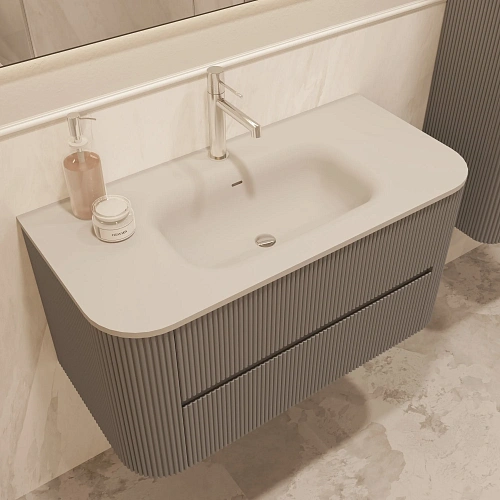 Тумба под раковину Vincea Alto 1000 VMC-4A100MLG подвесная, светло-серый матовый Тумба под раковину Vincea Alto 1000 VMC-4A100MLG подвесная, светло-серый матовый