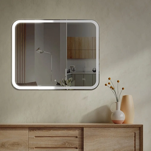 Зеркало Silver mirrors Stiv neo-S 1000х800 Сенсорный выключатель, бегущая подсветка LED-00002887 Зеркало Silver mirrors Stiv neo-S 1000х800 Сенсорный выключатель, бегущая подсветка LED-00002887