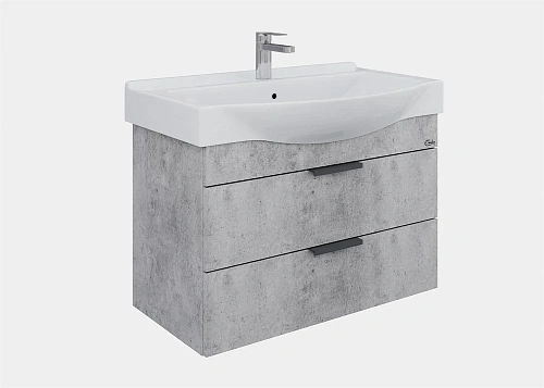 Тумба под раковину Onika ДЕВИС 80.13 бетон чикаго 108048 Тумба под раковину Onika ДЕВИС 80.13 бетон чикаго 108048