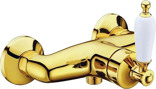 Смеситель для душа Boheme Vogue 214-MR-GR золото Murano, бирюзовое Смеситель для душа Boheme Vogue 214-MR-GR золото Murano, бирюзовое