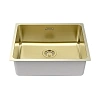 Кухонная мойка Paulmark YUNI 54 UN YU54-LG, светлое золото, 540х440мм Кухонная мойка Paulmark YUNI 54 UN YU54-LG, светлое золото, 540х440мм