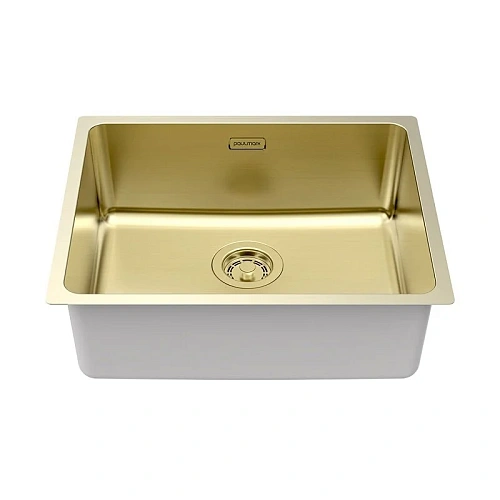 Кухонная мойка Paulmark YUNI 54 UN YU54-LG, светлое золото, 540х440мм Кухонная мойка Paulmark YUNI 54 UN YU54-LG, светлое золото, 540х440мм
