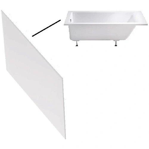 Экран для ванны торцевой Astra-Form Нейт 80 белый 02010010 Экран для ванны торцевой Astra-Form Нейт 80 белый 02010010