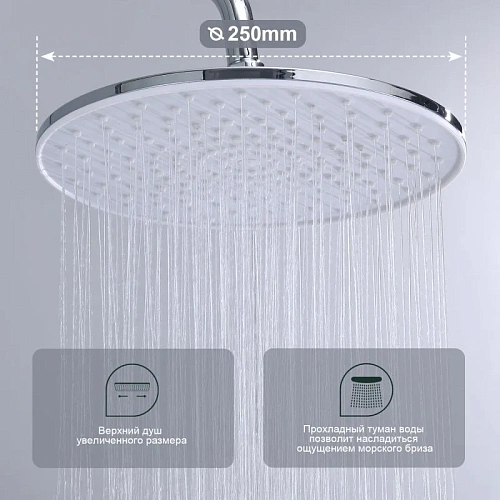 Душевая система Splenka S05.24, хром Душевая система Splenka S05.24, хром