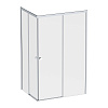 Картинка анонса товара «душевой уголок am.pm x-joy w94g-403-120290-mт1к 120x90 хром матовый, стекло прозрачное»