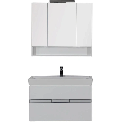 Комплект мебели Aquanet Виго 100 белый 00183668 Комплект мебели Aquanet Виго 100 белый 00183668