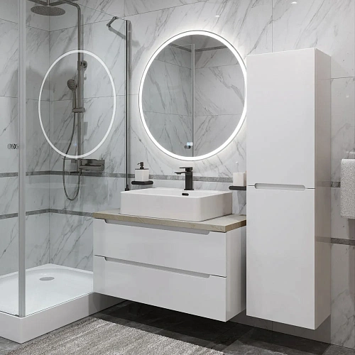 Тумба со столешницей и раковиной BelBagno ETNA 100 etna100bl-kepmco-1338-set подвесная ETNA100BL-KEPMCO-1338-SET Тумба со столешницей и раковиной BelBagno ETNA 100 etna100bl-kepmco-1338-set подвесная ETNA100BL-KEPMCO-1338-SET