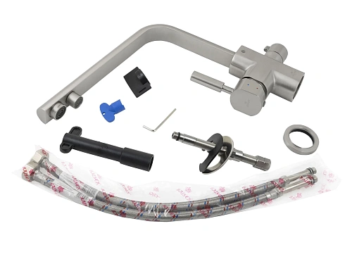 Смеситель для кухни Kaiser 40144-5 серебро с фильтром Барьер Эксперт Slim Классик БР40144-5 Смеситель для кухни Kaiser 40144-5 серебро с фильтром Барьер Эксперт Slim Классик БР40144-5