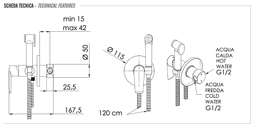 Гигиенический душ Remer Vanity V65W Гигиенический душ Remer Vanity V65W