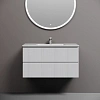 Тумба под раковину Sancos Snob T SNT90W 890х445х500 Bianco, подвесная Тумба под раковину Sancos Snob T SNT90W 890х445х500 Bianco, подвесная