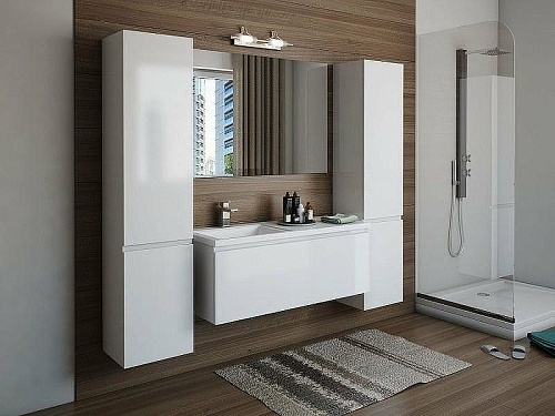 Тумба с раковиной Эстет Dallas Luxe ФР-00009678 1050х482 левая, подвесная 1 ящик Тумба с раковиной Эстет Dallas Luxe ФР-00009678 1050х482 левая, подвесная 1 ящик