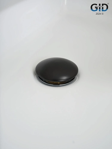 Донный клапан Gid с переливом Blm100-1 74407K черный матовый 7x7x10 Донный клапан Gid с переливом Blm100-1 74407K черный матовый 7x7x10