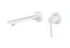 Смеситель для раковины Kaiser Serio настенный белый матовый 05511-4