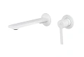Смеситель для раковины Kaiser Serio настенный белый матовый 05511-4 Смеситель для раковины Kaiser Serio настенный белый матовый 05511-4