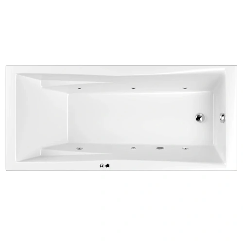 Акриловая ванна WHITECROSS Palace 170x75 "SOFT" хром гидромассажная 0104.170075.100.SOFT.CR Акриловая ванна WHITECROSS Palace 170x75 "SOFT" хром гидромассажная 0104.170075.100.SOFT.CR