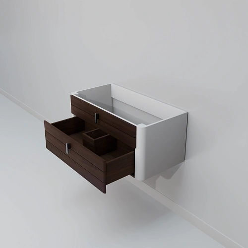 Тумба под раковину ArtDecco Gabriella 90 AGB09W24S000 подвесная, черный орех Тумба под раковину ArtDecco Gabriella 90 AGB09W24S000 подвесная, черный орех