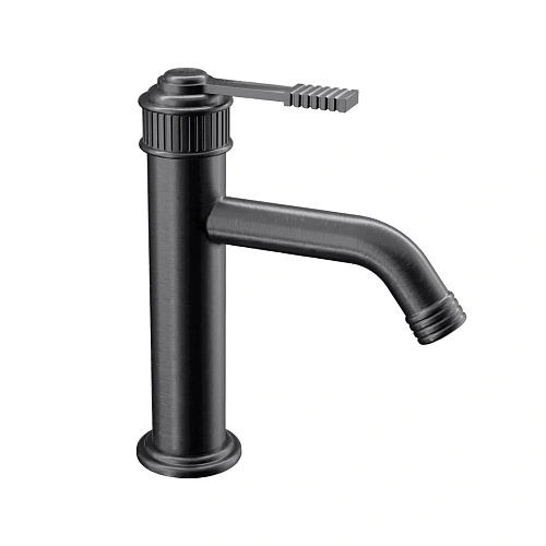 Смеситель для раковины Remer Atelier AL12CFP, черный брашированный хром Смеситель для раковины Remer Atelier AL12CFP, черный брашированный хром