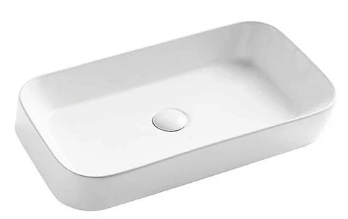 Раковина CeramaLux 2243 накладная, белый Раковина CeramaLux 2243 накладная, белый