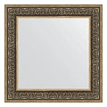 Зеркало в багетной раме Evoform Definite BY 3160 73 x 73 см, вензель серебряный Зеркало в багетной раме Evoform Definite BY 3160 73 x 73 см, вензель серебряный