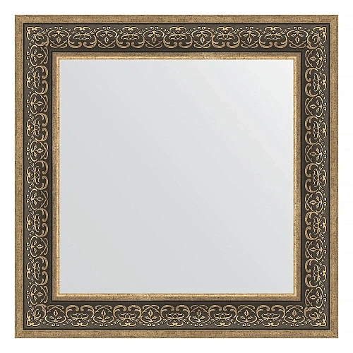 Зеркало в багетной раме Evoform Definite BY 3160 73 x 73 см, вензель серебряный Зеркало в багетной раме Evoform Definite BY 3160 73 x 73 см, вензель серебряный