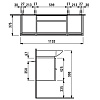 Картинка анонса товара «тумба под раковину laufen case for palace 120x38 4.0130.2.075.464.1»