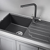Кухонная мойка Granula 8601, ГРАФИТ (ЧЁРНО-СЕРЫЙ), кварц 860х500 Кухонная мойка Granula 8601, ГРАФИТ (ЧЁРНО-СЕРЫЙ), кварц 860х500
