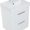 Тумба под раковину Aquanet Ирис new 50 белый глянец (2 ящика) 00310143 Тумба под раковину Aquanet Ирис new 50 белый глянец (2 ящика) 00310143