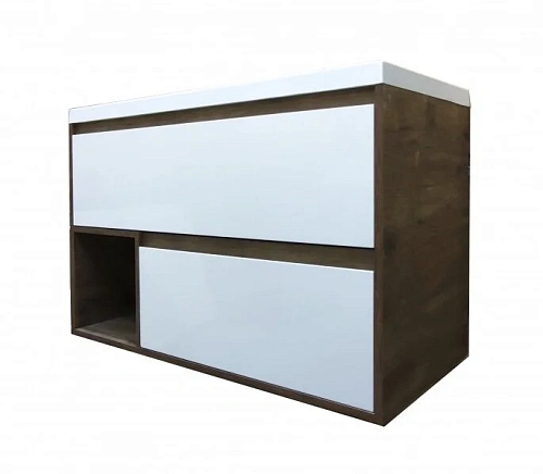 Тумба с раковиной Эстет Monaco Wood ФР-00010677 1000х480 подвесная 2 ящика Тумба с раковиной Эстет Monaco Wood ФР-00010677 1000х480 подвесная 2 ящика