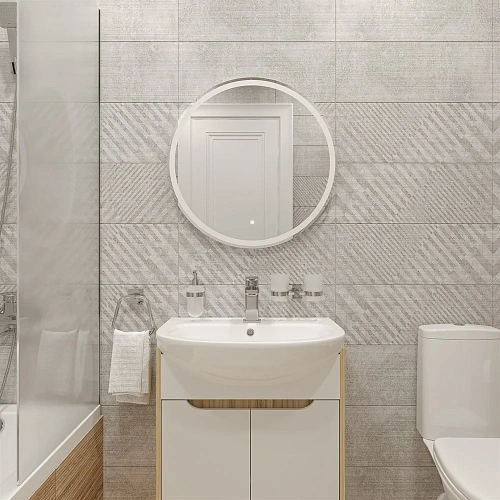 Зеркало DIWO Ростов 65 с подсветкой, круглое, сенсорное управление, настенное 482435 Зеркало DIWO Ростов 65 с подсветкой, круглое, сенсорное управление, настенное 482435