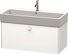 Картинка анонса товара «тумба под раковину duravit brioso br405601818 подвесная 98 см белый матовый»