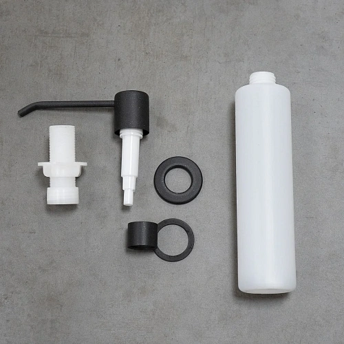 дозатор жидкого мылаLemark EXPERT LM8201, врезной, антрацит дозатор жидкого мылаLemark EXPERT LM8201, врезной, антрацит