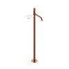 Картинка анонса товара «смеситель для раковины boheme stick 120-cb.3 напольный copper brushed linea»
