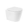 Картинка анонса товара «унитаз подвесной belbagno flay-r bb053chr/bb865sc безободковый с сиденьем»