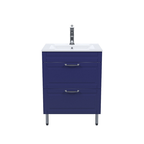 Тумба с раковиной IDDIS Oxford (OXF60N0i95K) напольная, 60 см, синий Тумба с раковиной IDDIS Oxford (OXF60N0i95K) напольная, 60 см, синий